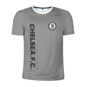 Мужская футболка 3D спортивная с принтом Chelsea Uniform в Кировске, 100% полиэстер с улучшенными характеристиками | приталенный силуэт, круглая горловина, широкие плечи, сужается к линии бедра | chelsea | fc | спорт | спортивные | футбол | футбольный клуб | челси