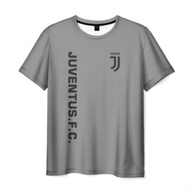 Мужская футболка 3D с принтом Juventus 2018 Vintage в Кировске, 100% полиэфир | прямой крой, круглый вырез горловины, длина до линии бедер | fc | juventus | спорт | спортивные | фк | футбол | футбольный клуб | ювентус