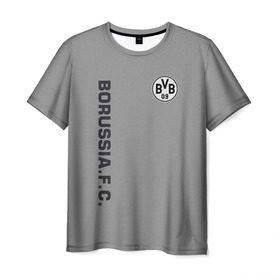 Мужская футболка 3D с принтом FC Borussia 2018 Vintage в Кировске, 100% полиэфир | прямой крой, круглый вырез горловины, длина до линии бедер | Тематика изображения на принте: borussia dortmund | fc | спорт | спортивные | футбол | футбольный клуб
