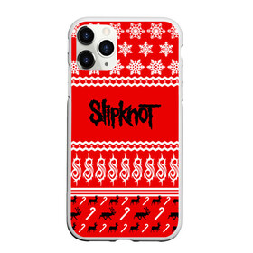 Чехол для iPhone 11 Pro Max матовый с принтом Праздничный Slipknot в Кировске, Силикон |  | slipknot | альтернативный | грув | кори тейлор | красный | крис фен | метал | новогодний | новый год | ню | рождество | рок | слайпкнот | слипкнот | слипнот | снежинки