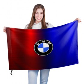 Флаг 3D с принтом BMW SPORT ABSTRACT в Кировске, 100% полиэстер | плотность ткани — 95 г/м2, размер — 67 х 109 см. Принт наносится с одной стороны | auto | automobile | bmw | car | machine | motor | motor car | sport car | автомашина | легковой автомобиль | спортивный автомобиль | тачка