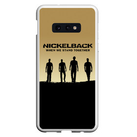 Чехол для Samsung S10E с принтом Nickelback в Кировске, Силикон | Область печати: задняя сторона чехла, без боковых панелей | back | nickel | nickelback | альтернативный | вот ваша сдача | группа | дэниел адэр | майк крюгер | метал | никелбек | никель | никл бек | постгранж | райан пик | рок | хард | хардрок | чед крюгер