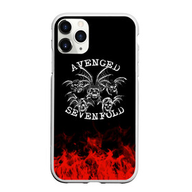 Чехол для iPhone 11 Pro Max матовый с принтом Avenged Sevenfold в Кировске, Силикон |  | avenged sevenfold | band | metal | music | rock | атрибутика | группа | метал | музыка | рок