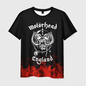 Мужская футболка 3D с принтом Motorhead в Кировске, 100% полиэфир | прямой крой, круглый вырез горловины, длина до линии бедер | band | metal | motorhead | music | rock | атрибутика | группа | метал | музыка | рок