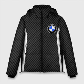 Мужская зимняя куртка 3D с принтом BMW Motorsport Carbon в Кировске, верх — 100% полиэстер; подкладка — 100% полиэстер; утеплитель — 100% полиэстер | длина ниже бедра, свободный силуэт Оверсайз. Есть воротник-стойка, отстегивающийся капюшон и ветрозащитная планка. 

Боковые карманы с листочкой на кнопках и внутренний карман на молнии. | Тематика изображения на принте: bmw | bmw motorsport | bmw performance | carbon | m | motorsport | performance | sport | бмв | карбон | моторспорт | спорт
