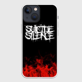 Чехол для iPhone 13 mini с принтом Suicide Silence в Кировске,  |  | band | metal | music | rock | suicide silence | атрибутика | группа | метал | музыка | рок