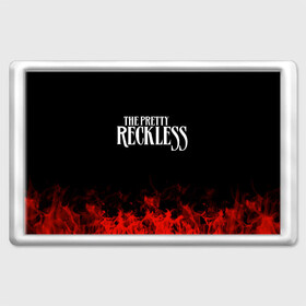 Магнит 45*70 с принтом The Pretty Reckless в Кировске, Пластик | Размер: 78*52 мм; Размер печати: 70*45 | band | metal | music | rock | the pretty reckless | атрибутика | группа | метал | музыка | рок