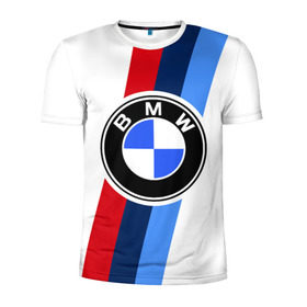 Мужская футболка 3D спортивная с принтом BMW 2018 M Sport в Кировске, 100% полиэстер с улучшенными характеристиками | приталенный силуэт, круглая горловина, широкие плечи, сужается к линии бедра | bmw | bmw motorsport | bmw performance | carbon | m | motorsport | performance | sport | бмв | карбон | моторспорт | спорт