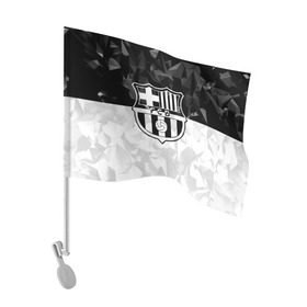 Флаг для автомобиля с принтом FC Barca Black Collection в Кировске, 100% полиэстер | Размер: 30*21 см | fc barcelona | fcb | барселона | спорт | спортивные | футбол | футбольный клуб