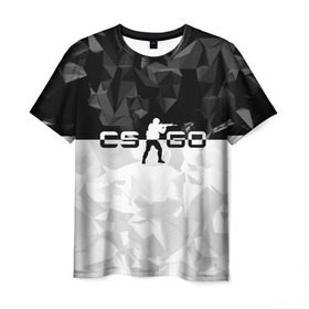 Мужская футболка 3D с принтом CS GO Black Collection в Кировске, 100% полиэфир | прямой крой, круглый вырез горловины, длина до линии бедер | counter strike | cs | cs go | global | go.offensive | шутер