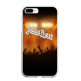 Чехол для iPhone 7Plus/8 Plus матовый с принтом Judas Priest в Кировске, Силикон | Область печати: задняя сторона чехла, без боковых панелей | band | judas priest | metal | music | rock | атрибутика | метал | музыка | рок