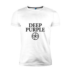Мужская футболка премиум с принтом Deep Purple в Кировске, 92% хлопок, 8% лайкра | приталенный силуэт, круглый вырез ворота, длина до линии бедра, короткий рукав | 