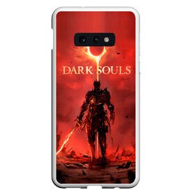 Чехол для Samsung S10E с принтом Dark Souls в Кировске, Силикон | Область печати: задняя сторона чехла, без боковых панелей | dark souls | praise the sun | you died | дарк соулс