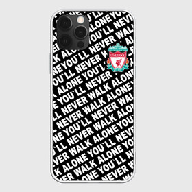 Чехол для iPhone 12 Pro с принтом YNWA с логотипом в Кировске, силикон | область печати: задняя сторона чехла, без боковых панелей | Тематика изображения на принте: liverpool | you ll never walk alone | апл | ливерпуль | футбол