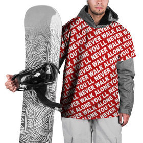 Накидка на куртку 3D с принтом YNWA красный в Кировске, 100% полиэстер |  | liverpool | ynwa | yol ll never walk alone | апл | ливерпуль | футбол