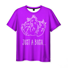 Мужская футболка 3D с принтом Just a Bush в Кировске, 100% полиэфир | прямой крой, круглый вырез горловины, длина до линии бедер | battle royale | fortnite | батл роял | фортнайт