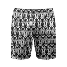 Мужские шорты 3D спортивные с принтом Juventus Black&White в Кировске,  |  | 