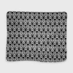 Плед 3D с принтом Juventus Black&White в Кировске, 100% полиэстер | закругленные углы, все края обработаны. Ткань не мнется и не растягивается | 