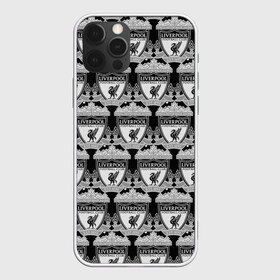 Чехол для iPhone 12 Pro Max с принтом Liverpool Black&White в Кировске, Силикон |  | england | football | liverpool fc | logo | sport | англия | арт | ливерпуль | лига | лого | спорт | текстура | фк | футбол | футбольный клуб | эмблема