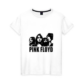 Женская футболка хлопок с принтом Pink Floyd в Кировске, 100% хлопок | прямой крой, круглый вырез горловины, длина до линии бедер, слегка спущенное плечо | pink floyd | pinkfloyd | арт | артрок | группа | дэвид гилмор | пинк флойд | пинкфлойд | прогрессивный | психоделический | рок | сид барретт | симфонический | спэйс | эйсид | экспериментальный