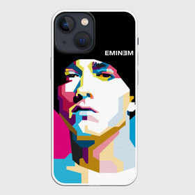 Чехол для iPhone 13 mini с принтом Eminem в Кировске,  |  | actor | american | art | bright | colors | composer | eminem | music | pop | producer | rap | rapper | record | актёр | американский | арт | искусство | композитор | музыка | музыкальный продюсер | поп | рэп | рэпер | цвета | яркие