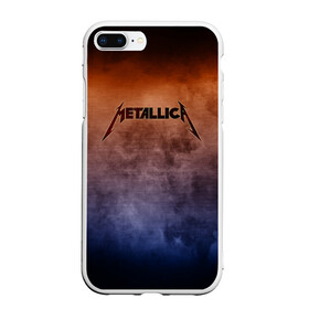 Чехол для iPhone 7Plus/8 Plus матовый с принтом Metallica в Кировске, Силикон | Область печати: задняя сторона чехла, без боковых панелей | band | metal | metallica | music | rock | атрибутика | группа | метал | музыка | рок