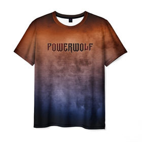 Мужская футболка 3D с принтом Powerwolf в Кировске, 100% полиэфир | прямой крой, круглый вырез горловины, длина до линии бедер | band | metal | music | powerwolf | rock | атрибутика | группа | метал | музыка | рок