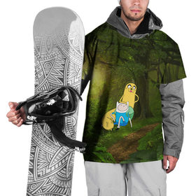 Накидка на куртку 3D с принтом Adventure Time в Кировске, 100% полиэстер |  | Тематика изображения на принте: adventure time | время приключений