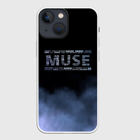 Чехол для iPhone 13 mini с принтом Muse в Кировске,  |  | muse | альтернативный | группа | доминик ховард | крис уолстенхолм | мосе | моус | моусе | муз | муза | музе | музыка | мусе | мэттью беллами | прогрессивный | рок | симфонический | спейс | спейсрок