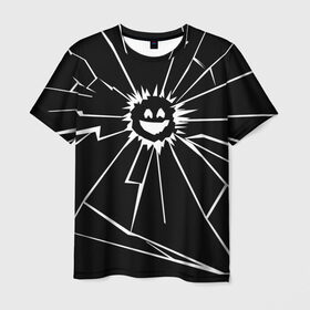 Мужская футболка 3D с принтом Черное Зеркало в Кировске, 100% полиэфир | прямой крой, круглый вырез горловины, длина до линии бедер | black mirror | черное зеркало