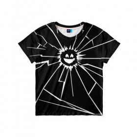 Детская футболка 3D с принтом Черное Зеркало в Кировске, 100% гипоаллергенный полиэфир | прямой крой, круглый вырез горловины, длина до линии бедер, чуть спущенное плечо, ткань немного тянется | black mirror | черное зеркало