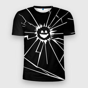 Мужская футболка 3D спортивная с принтом Черное Зеркало в Кировске, 100% полиэстер с улучшенными характеристиками | приталенный силуэт, круглая горловина, широкие плечи, сужается к линии бедра | Тематика изображения на принте: black mirror | черное зеркало