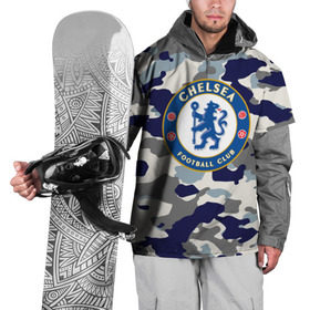 Накидка на куртку 3D с принтом FC Chelsea Camouflage в Кировске, 100% полиэстер |  | 