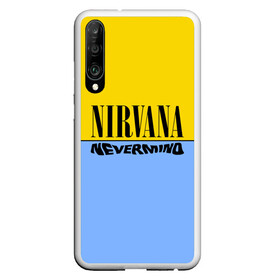 Чехол для Honor P30 с принтом Nirvana nevermino в Кировске, Силикон | Область печати: задняя сторона чехла, без боковых панелей | Тематика изображения на принте: cobain | kurt | nevermino | nirvana | альтернативный | гранж | грол | группа | дональд | кобейн | курт | музыка | надпись | нервана | нирвана | новоселич | певец | рок | смайл | смайлик | солист