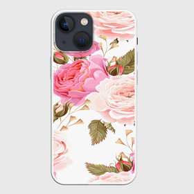 Чехол для iPhone 13 mini с принтом Spring flower в Кировске,  |  | Тематика изображения на принте: flower | природа | розы | цветы