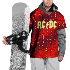 Накидка на куртку 3D с принтом AC/DC в Кировске, 100% полиэстер |  | Тематика изображения на принте: 