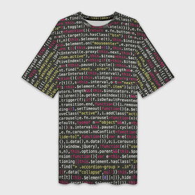 Платье-футболка 3D с принтом Programming , Программирование в Кировске,  |  | c | c++ и objective c | code | habr | java | javascript | php | programming | python | ruby | stackoverflow | this