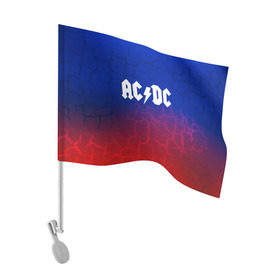 Флаг для автомобиля с принтом AC/DC angel&devil в Кировске, 100% полиэстер | Размер: 30*21 см | ac dc | logo | music | pop | rock | usa | альтернатива | америка | металл | музыка | музыкальный | поп | рок