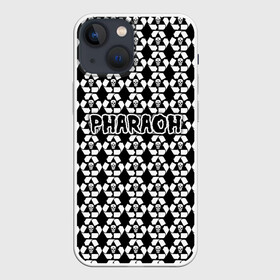 Чехол для iPhone 13 mini с принтом Pharaoh в Кировске,  |  | pharaoh | rap | битмейкер | голубин | реп | рэп | фараон | хип хоп | хипхоп