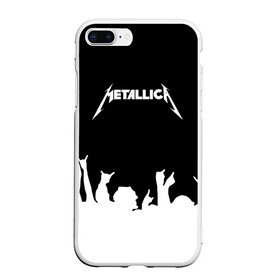 Чехол для iPhone 7Plus/8 Plus матовый с принтом Metallica в Кировске, Силикон | Область печати: задняя сторона чехла, без боковых панелей | metallica | группа | джеймс хэтфилд | кирк хэмметт | ларс ульрих | метал | металика | металлика | миталика | музыка | роберт трухильо | рок | трэш | трэшметал | хард | хардрок | хеви | хевиметал