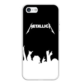 Чехол для iPhone 5/5S матовый с принтом Metallica в Кировске, Силикон | Область печати: задняя сторона чехла, без боковых панелей | metallica | группа | джеймс хэтфилд | кирк хэмметт | ларс ульрих | метал | металика | металлика | миталика | музыка | роберт трухильо | рок | трэш | трэшметал | хард | хардрок | хеви | хевиметал