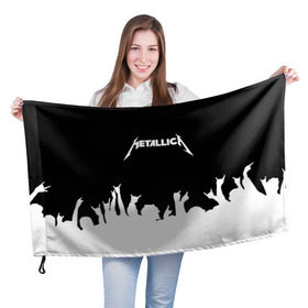Флаг 3D с принтом Metallica в Кировске, 100% полиэстер | плотность ткани — 95 г/м2, размер — 67 х 109 см. Принт наносится с одной стороны | metallica | группа | джеймс хэтфилд | кирк хэмметт | ларс ульрих | метал | металика | металлика | миталика | музыка | роберт трухильо | рок | трэш | трэшметал | хард | хардрок | хеви | хевиметал