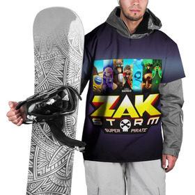 Накидка на куртку 3D с принтом Zak Storm в Кировске, 100% полиэстер |  | zak storm | дети | зак шторм | мультфильмы | сёрфинг