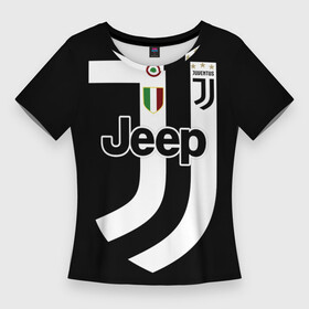 Женская футболка 3D Slim с принтом Juventus FIFA Edition в Кировске,  |  | champions | championship | collection | fifa | italy | jeep | juventus | league | seria a | италия | лига | серия а | фифа | чемпионов | ювентус