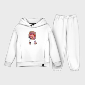 Детский костюм хлопок Oversize с принтом Lil Pump в Кировске,  |  | esketit | face | lil pump | rap | эшкере | эщкере
