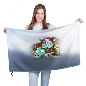 Флаг 3D с принтом Харви Бикс в Кировске, 100% полиэстер | плотность ткани — 95 г/м2, размер — 67 х 109 см. Принт наносится с одной стороны | fee | foo | harvey beaks | фи | фу