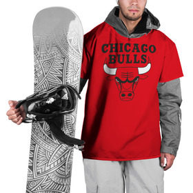 Накидка на куртку 3D с принтом Chicago Bulls в Кировске, 100% полиэстер |  | bulls | chicago | chicago bulls | nba | баскетбол | буллз | нба | чикаго буллз