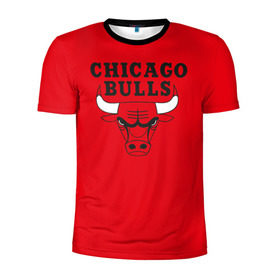 Мужская футболка 3D спортивная с принтом Chicago Bulls в Кировске, 100% полиэстер с улучшенными характеристиками | приталенный силуэт, круглая горловина, широкие плечи, сужается к линии бедра | bulls | chicago | chicago bulls | nba | баскетбол | буллз | нба | чикаго буллз