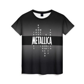 Женская футболка 3D с принтом Участники группы Metallica в Кировске, 100% полиэфир ( синтетическое хлопкоподобное полотно) | прямой крой, круглый вырез горловины, длина до линии бедер | metallica | группа | джеймс хэтфилд | кирк хэмметт | ларс ульрих | метал | металика | металлика | миталика | музыка | роберт трухильо | рок | трэш | трэшметал | хард | хардрок | хеви | хевиметал