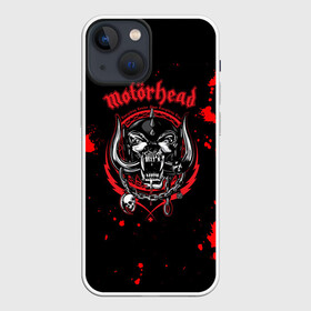 Чехол для iPhone 13 mini с принтом Motrhead в Кировске,  |  | larry wallis | lucas fox | motorhead | motrhead | группа | кэмпбелл | лемми | метал | микки ди | мотор хед | моторхед | рок | тейлор | фил | хард | хардрок | хеви | хевиметал